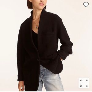 NWT never worn, JCrew Cocoon Sweater Blazer in Black